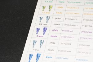 Detalles técnicos sobre los componentes de implantes dentales